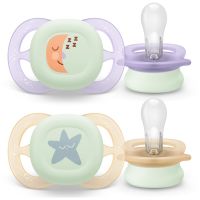Philips Avent Ultrastart SCF075/17 0-2 m dudlík Girl 2 ks
