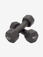 Worqout Neopren Dumbell 2kg Utezi za vježbanje crna