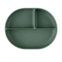 Petite&Mars Take&Match 6m+ секційна тарілка з присоскою Misty Green 1 кс