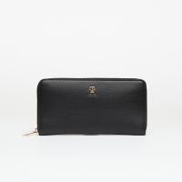 Tommy Hilfiger TH Monogram Zip-Around Wallet Black Universal