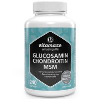 Glucosamin + Chondroitin + MSM, 240 Kapseln