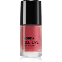 NOBEA Metal Gel-like Nail Polish lak za nokte s gel efektom nijansa Sunset coral #N53 6 ml