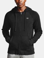 Under Armour UA Rival Fleece FZ Hoodie Sweatshirt Schwarz