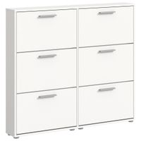 Carryhome VÝKLOPNÁ SKRINKA NA TOPÁNKY, biela, 116/103/17 cm