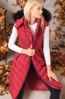Women's vest dewberry