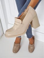 Resti Mokasyny damskie na obcasie Minerva