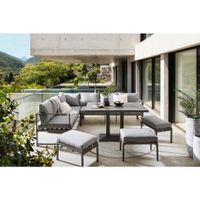 Ambia Garden JEDÁLENSKÁ TERASOVÁ SÚPRAVA kov, textil