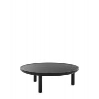 K-Top table kulatý 105 cm ćerná/černý mramor Kartell