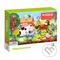 Dobrodružství na vesnici - puzzle z kategorie 15 - 60 dílků