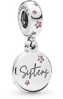 Pandora Stříbrný visací přívěsek Sestry 798012FPC