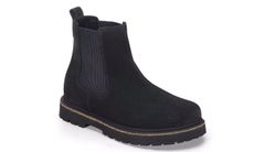 Birkenstock Highwood Slip On Suede Leather Mid Regular Fit Pánske - Topánky Birkenstock - Čierna - 1028138-7.5 - Size: 7.5