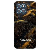 Silikónový čierny obal pre Honor X6 - OKTAGON - Fightflow Abstract