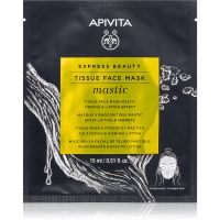 Apivita Express Beauty Lifting Tissue Face Mask Mastic лифтинг платнена маска 15 мл.