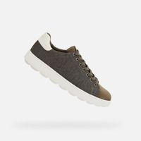 Khaki men's sneakers Geox Spherica Ecub-1 - Men's