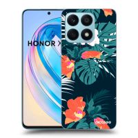 Silikónový čierny obal pre Honor X8a - Monstera Color