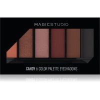 Magic studio 6 Color Palette Eyeshadows paleta sjenila za oči nijansa 6.3 g
