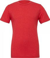 Bella+Canvas Unisex tričko trojsměsové pro melírový efekt Barva: červená melír, Velikost: M CV3413