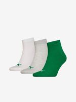 Puma Quarter Plain Socken 3 Paar Weiß