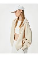 Koton Oversize Hooded Kangaroo Pocket Sweatshirt