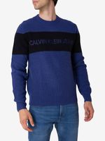 Calvin Klein Jeans Pullover Blau