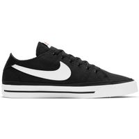 Nike COURT LEGACY CANVAS Мъжки обувки за свободното време, черно, размер 44.5