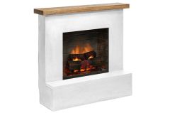 Tagu elektrický krb Rolf Concrete White - Powerflame 2, 1400 W, LED
