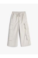 Koton Cargo Pants Wide Leg Cotton