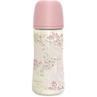 Suavinex Poetry SX Pro Physiological L steklenička za dojenčke 6 m+ Dense Flow - Pink 360 ml