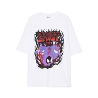 Cropp - Bela majica s potiskom Pokémon - bela