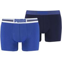 Puma PLACED LOGO BOXER 2P Мъжки боксерки, синьо, размер