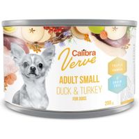 Calibra Dog Verve konzerv GF Adult Small Duck & Turkey 200 g