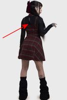 Damenkleid Rot/Schwarz - SHORT S