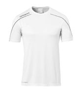 UHLSPORT Tehnička sportska majica  tamo siva / bijela