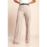 Elegante Lange Hose, Farbe Beige