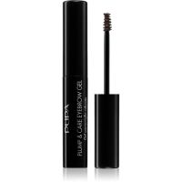 PUPA Milano Plump & Care Eyebrow Gel tónovací gel na obočí se sérem nijansa 002 - Brown 3 ml