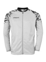 UHLSPORT Sportska jakna  svijetlosiva / crna