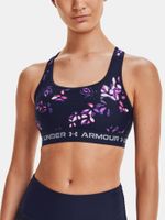 Under Armour Podprsenka Crossback Mid Print-NVY - Dámské