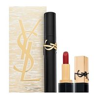 Yves Saint Laurent Lash Clash Mascara + Mini Rossetto Rouge Pour Couture zestaw podarunkowy 9 ml + 1,3 g