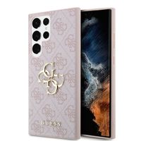 Ovitek GUESS 4G METAL za Samsung Galaxy S24 Ultra 5G roza