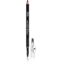 MUA Makeup Academy Brow Define dolgoobstojni svinčnik za obrvi s krtačko odtenek Grey 1,2 g