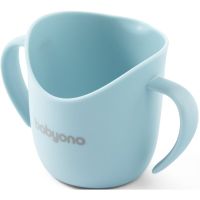 BabyOno Be Active Flow Ergonomic Training Cup чашка з ручками Light Blue 120 мл