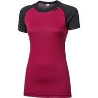 PROGRESS MICROSENSE SS-L Дамска функционална тениска, винен, размер