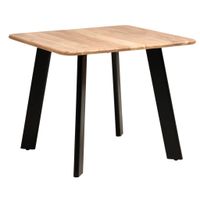 Livetastic JÍDELNÍ STŮL, akácie, černá, barvy akácie, 90/76/90 cm