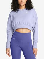 Under Armour UA Rival Terry OS Crop Crw Sweatshirt Lila