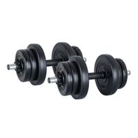 Jednoruční nakládací činkový set inSPORTline DBS2181 2x 3-10kg