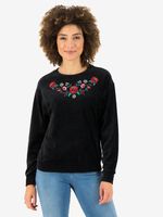 Blutsgeschwister Black Eyeshadow Sweatshirt Schwarz