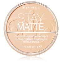 Rimmel Stay Matte púder árnyalat 001 Transparent 14 g