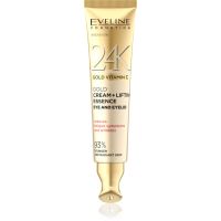Eveline Cosmetics 24k Gold & Caviar 24K Gold Vitamin C розгладжуючий крем для шкіри навколо очей 15 мл