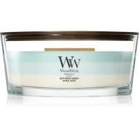 Woodwick Trilogy Driftwood Shores lumânare parfumată cu fitil din lemn 453.6 g