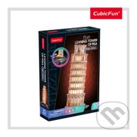 Šikmá věž v Pise (Puzzle 3D s LED Noční edice) - puzzle z kategorie 3D puzzle